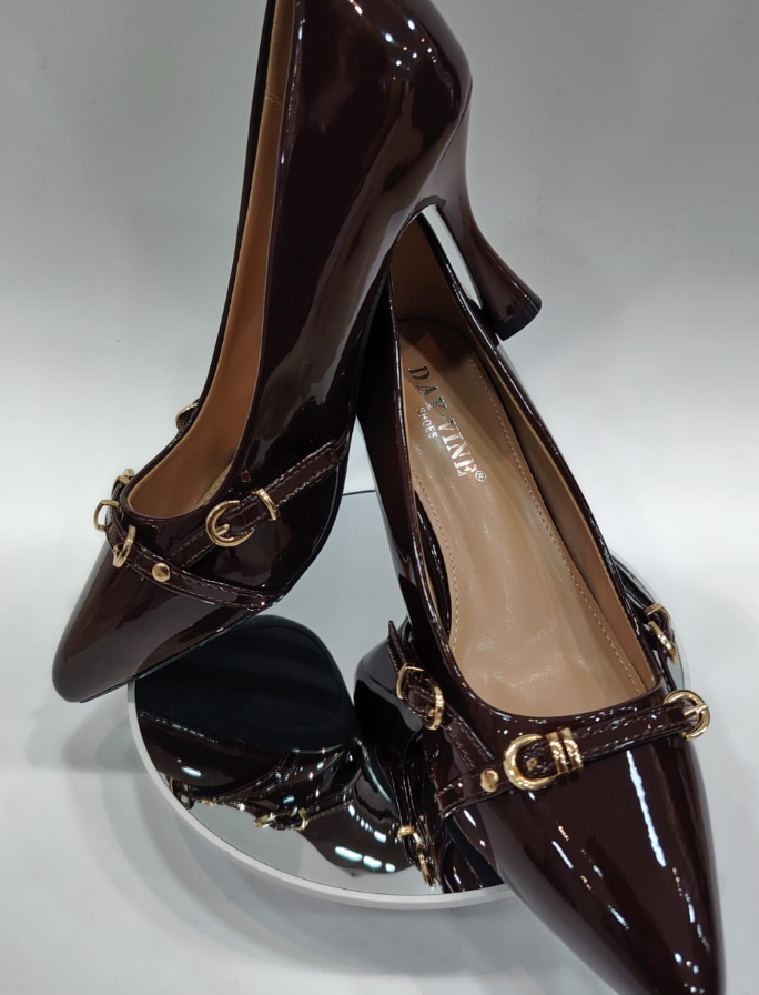 Escarpins Marron vernis