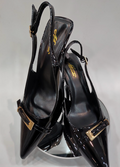 sandales fermée style escarpins noir