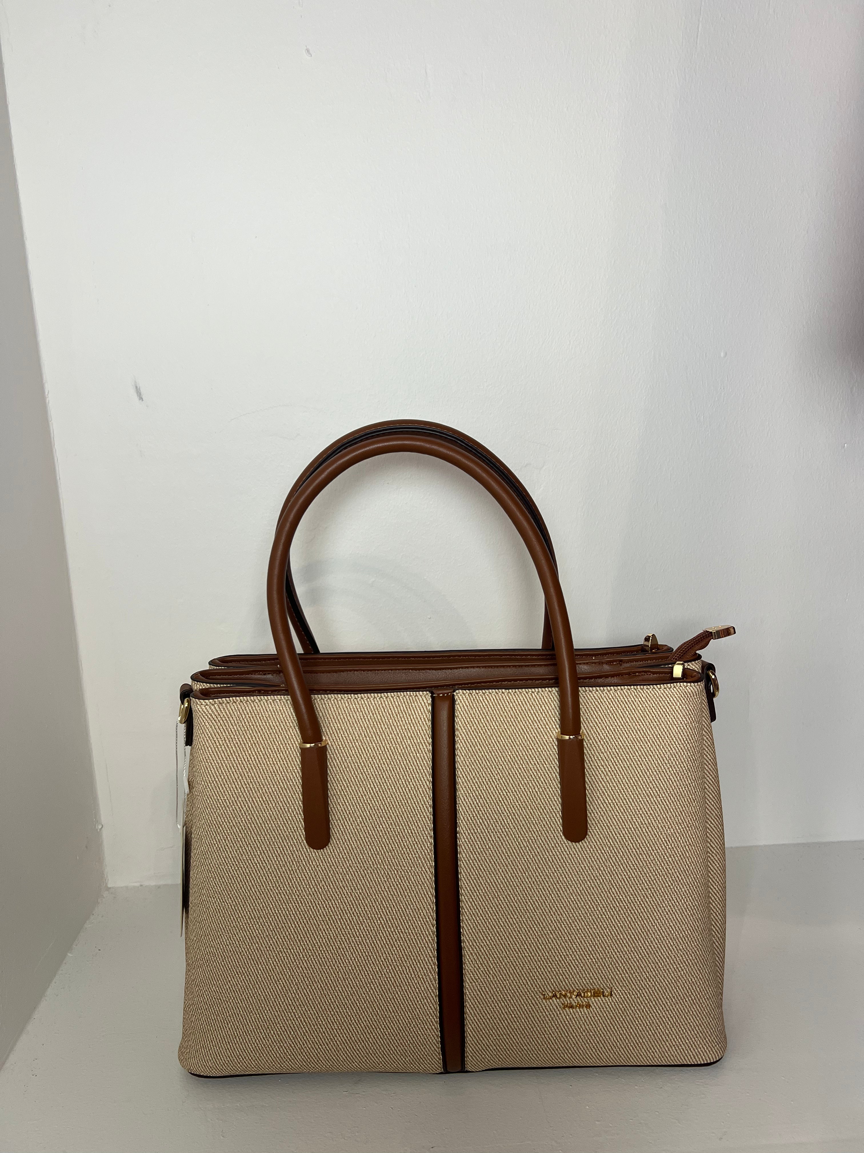 Sac crème marron