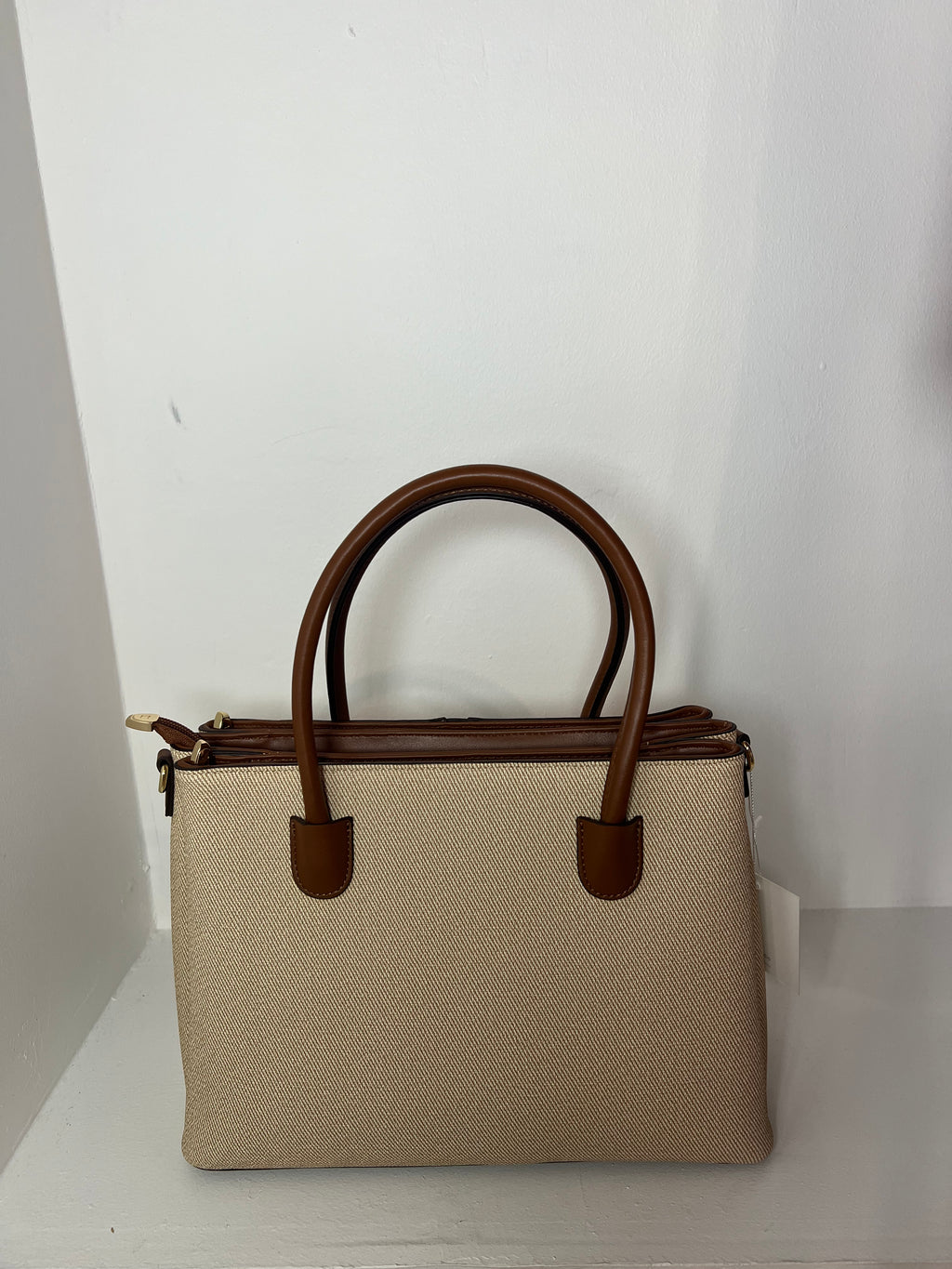 Sac crème marron