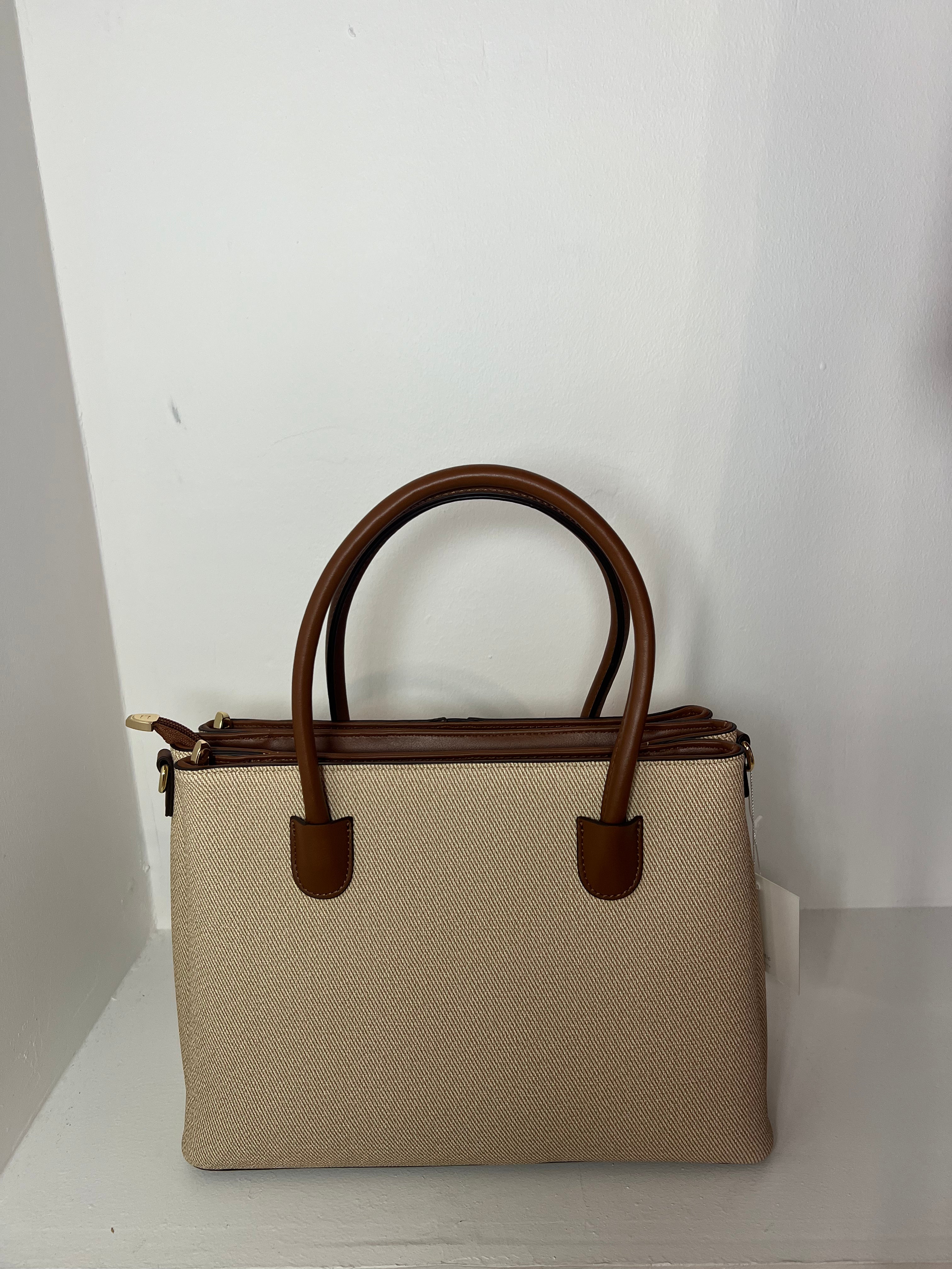 Sac crème marron
