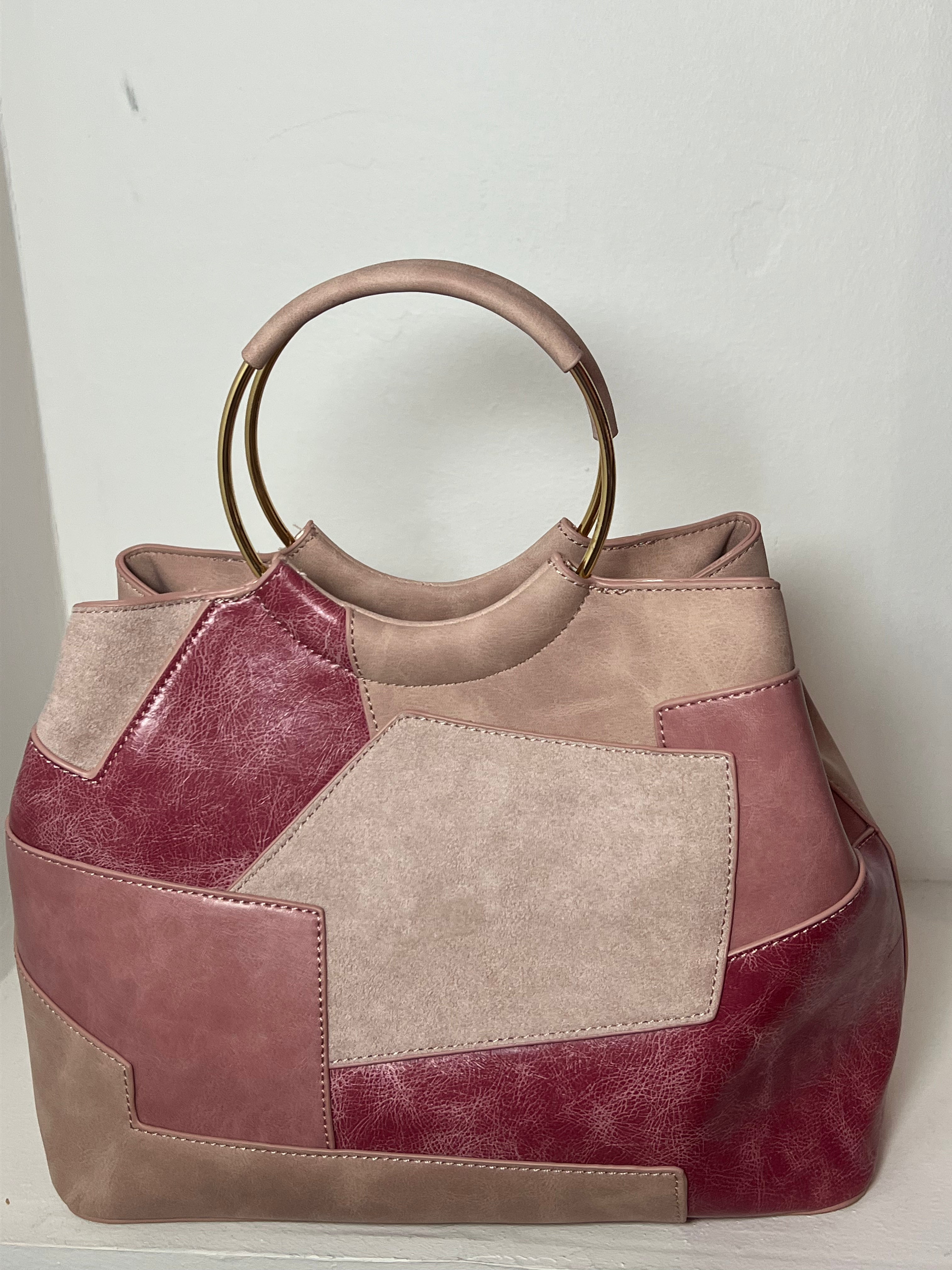 Sac rose motif