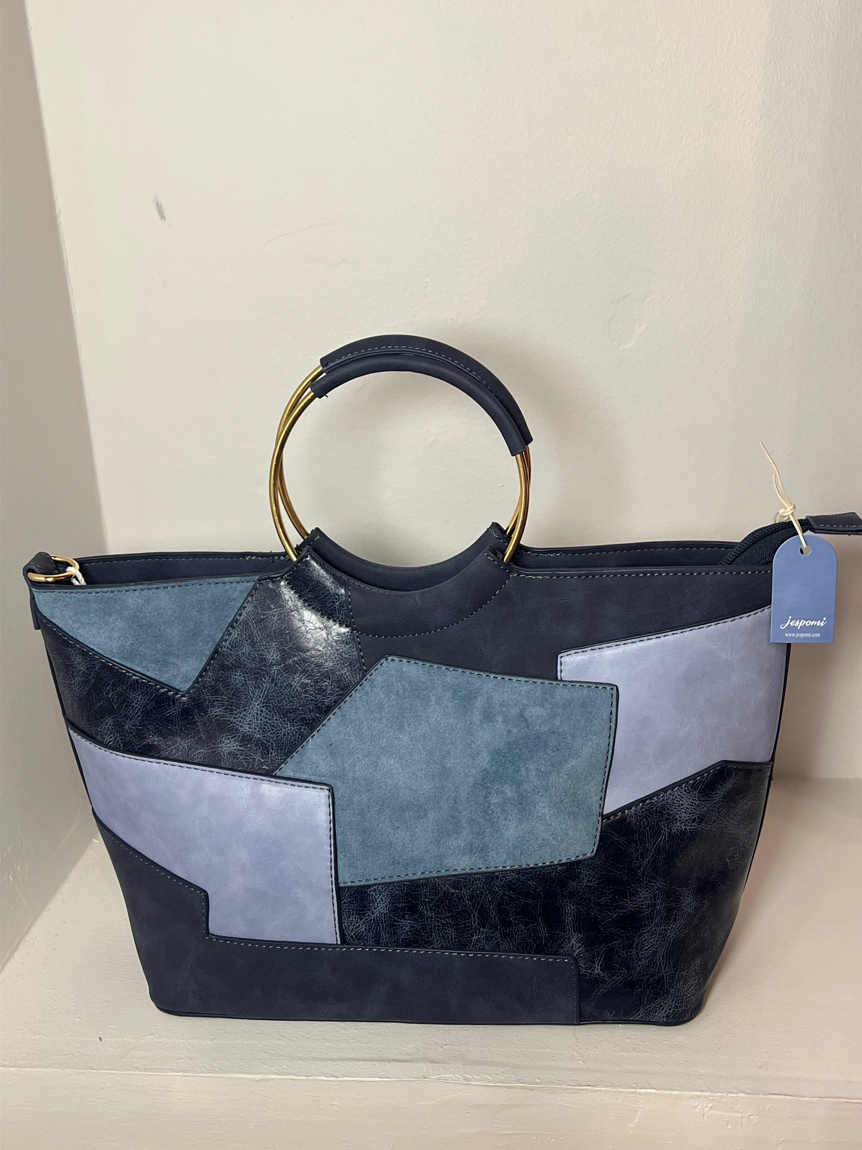 Sac bleu motif