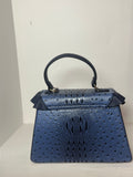 Sac bleu motif