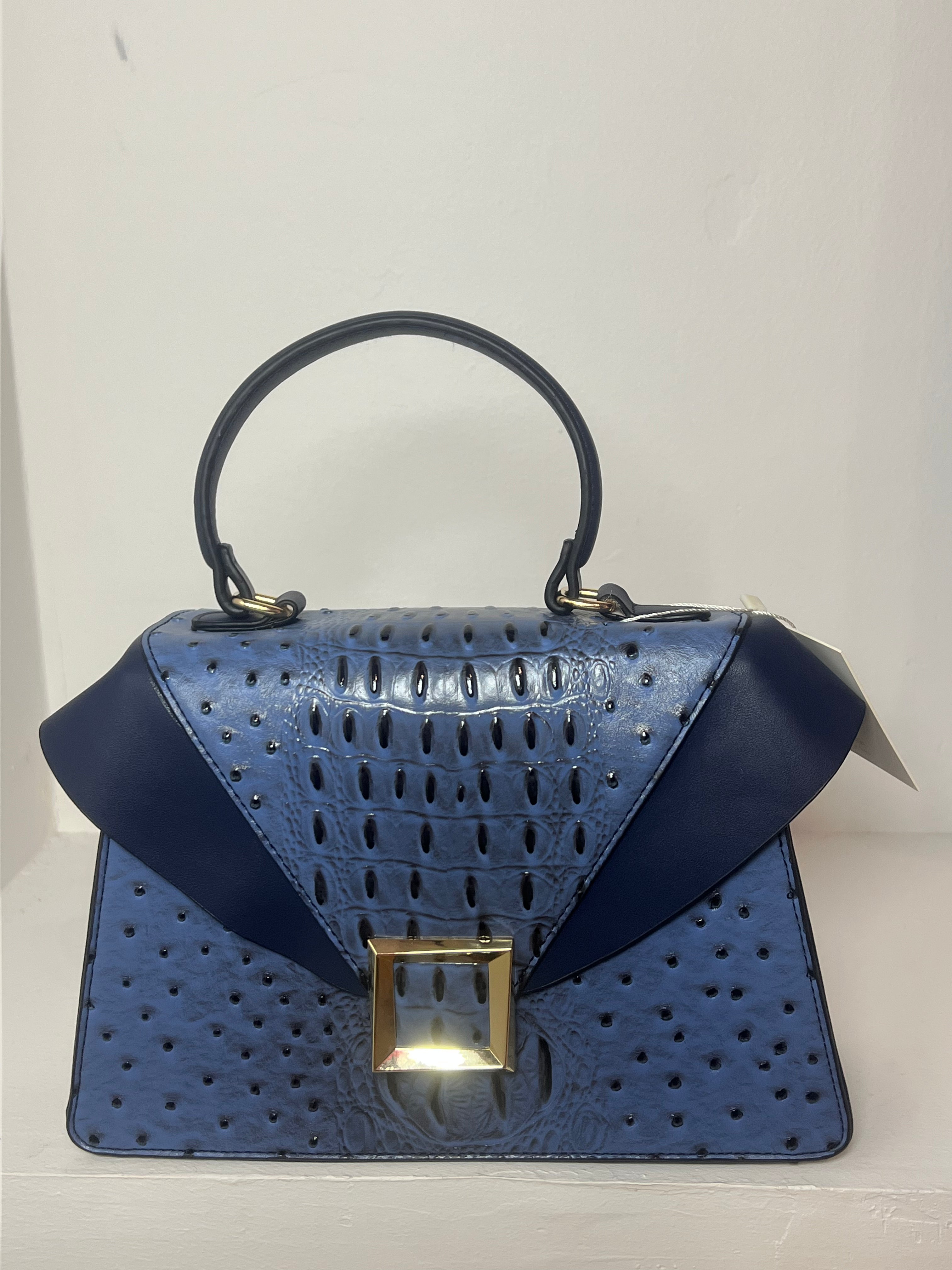 Sac bleu motif