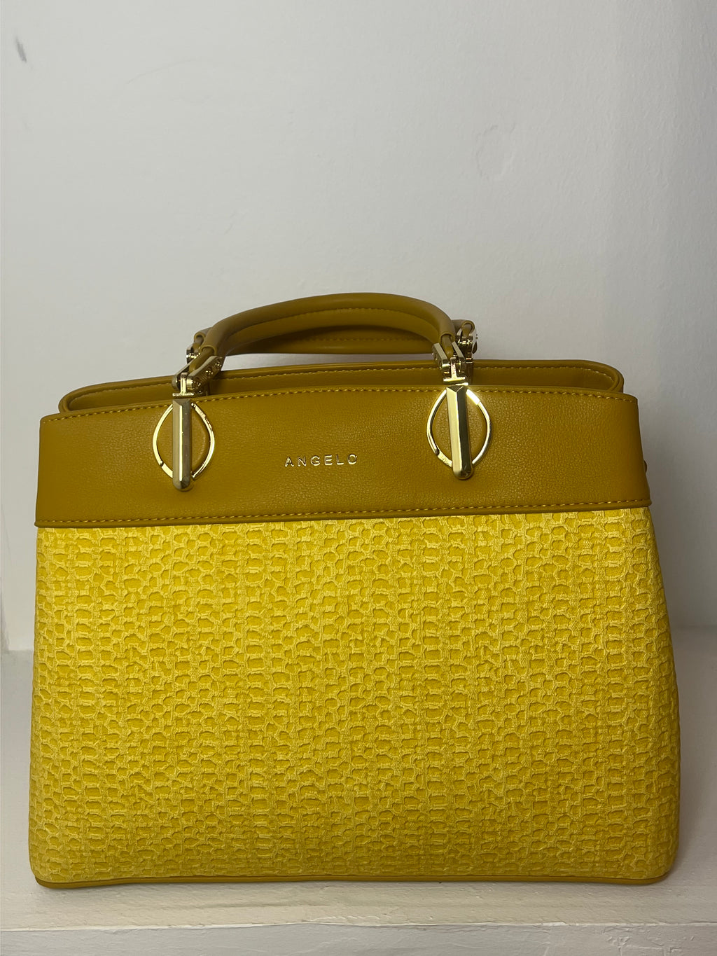 Sac jaune et moutarde