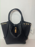 Sac noir motif dorée