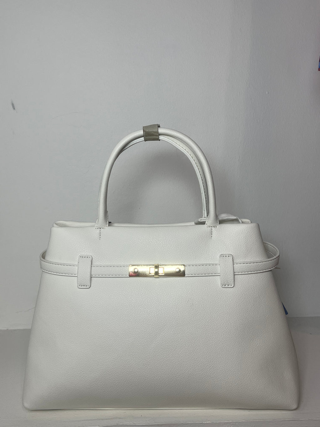 Sac blanc dorée