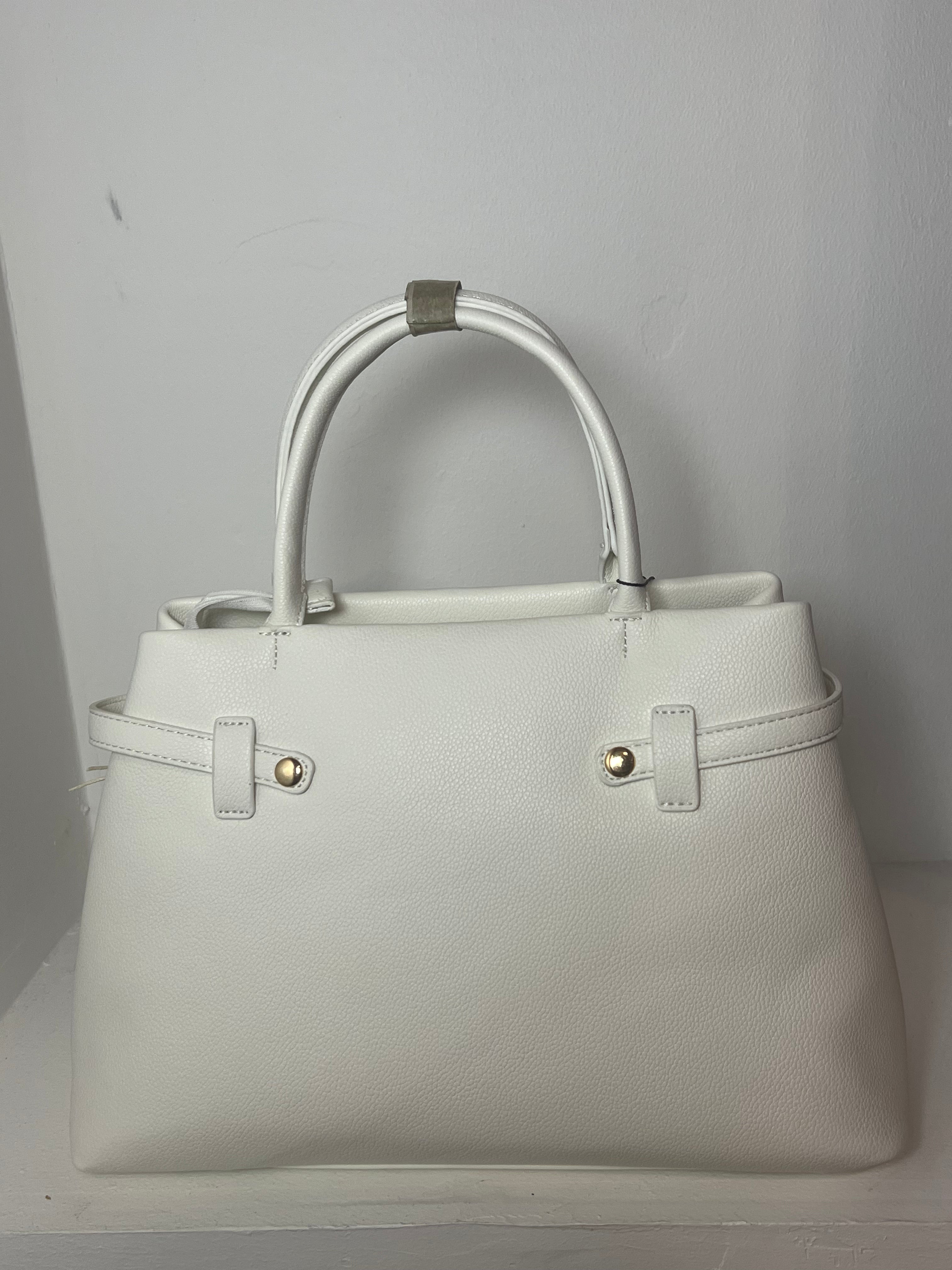 Sac blanc dorée