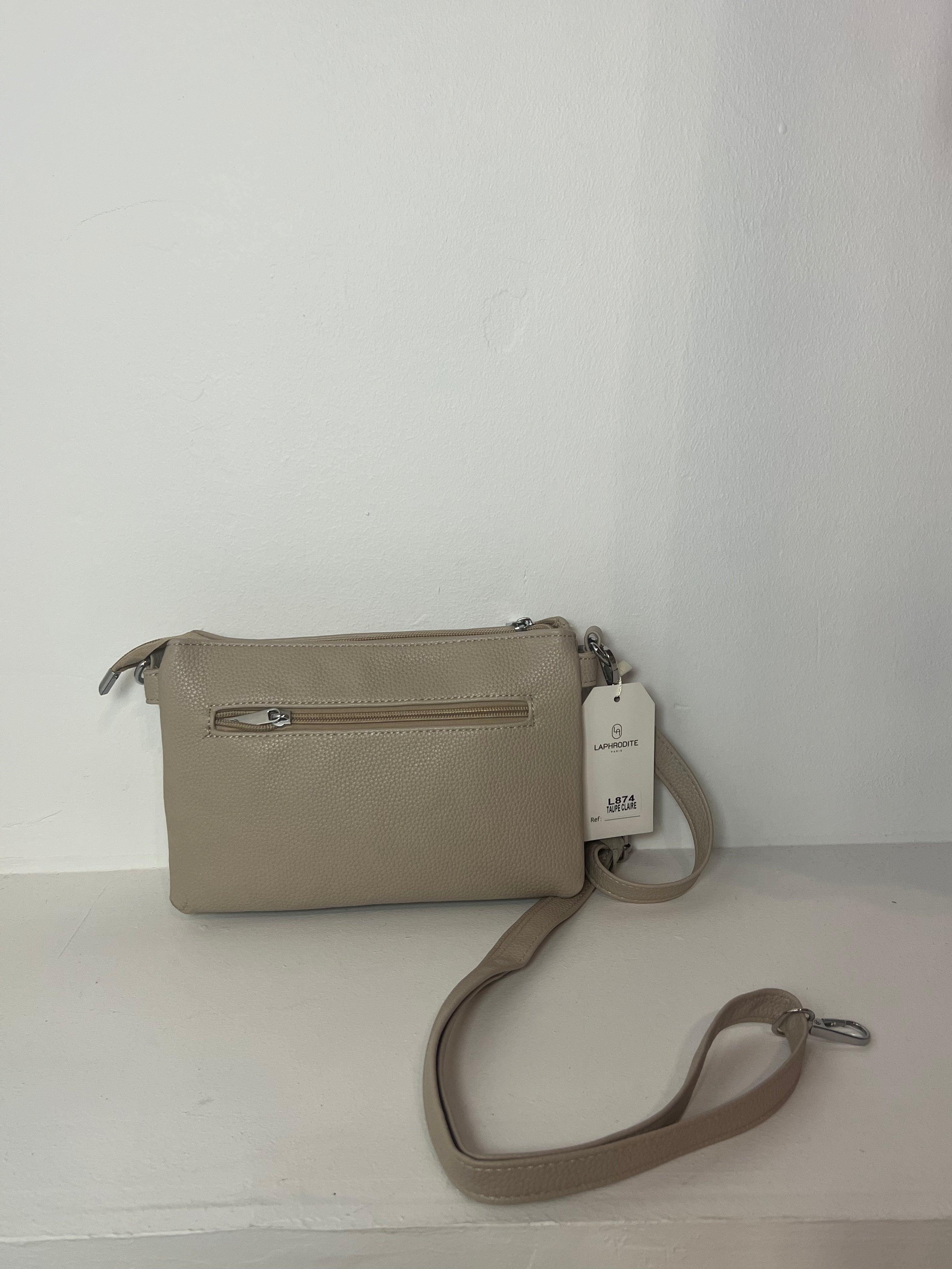 Petit sac beige gris